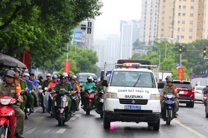 Công an phường Yên Hòa ra quân cao điểm tấn công, trấn áp tội phạm 