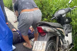 Tìm nhân chứng vụ tai nạn giao thông tại đường gom cao tốc Pháp Vân - Cầu Giẽ