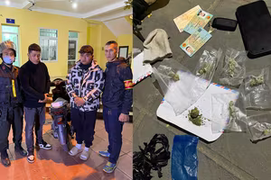 Tổ công tác 141 bắt đối tượng tàng trữ 7 gói cần sa