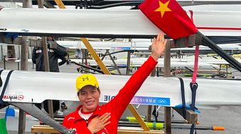 "Bà mẹ 2 con" Phạm Thị Huệ giành vé tứ kết Olympic Paris