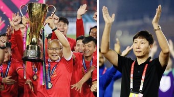 Báo Hàn cổ vũ HLV Kim Sang-sik bám đuổi thành tích đàn anh Park Hang-seo