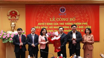 Bộ trưởng Y tế Đào Hồng Lan giao nhiệm vụ cho tân Thứ trưởng Lê Đức Luận