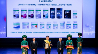 Herbalife được trao giải “Sản phẩm vàng vì sức khỏe cộng đồng 2024”