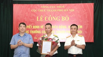 Hà Nội có tân Cục trưởng Cục Thuế