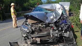 Hiện trường vụ TNGT khiến 2 người tử vong tại Hà Tĩnh