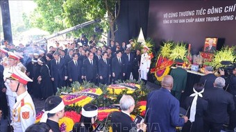 Toàn cảnh lễ an táng Tổng Bí thư Nguyễn Phú Trọng tại Nghĩa trang Mai Dịch