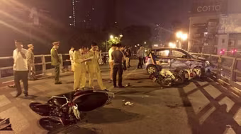 Chưa có căn cứ xác định taxi gây tai nạn trên cầu vượt bị truy đuổi