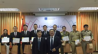 Bồi dưỡng tiếng Việt cho các học viên Cảnh sát nước ngoài