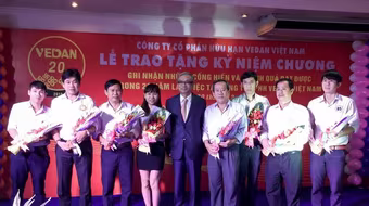 Vedan Việt Nam tôn vinh nhân viên gắn bó 20 năm