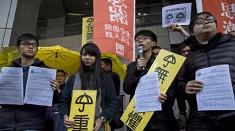 Thủ lĩnh biểu tình ở Hồng Kông bị buộc tội