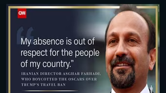 Iran ca ngợi đạo diễn đoạt giải Oscar vì… chống Donald Trump