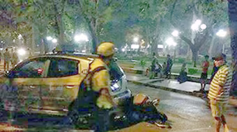 Cãi nhau với vợ, gây tai nạn liên hoàn