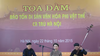 Cần đào tạo đội ngũ bảo tồn nghệ thuật ca trù