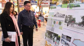 Lấy ý kiến để cải tạo tổng thể khu vực hồ Gươm