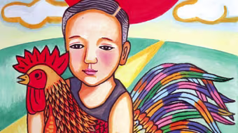 Con gà của tôi trên đồi mộng mơ