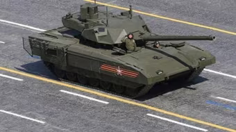 Xe tăng Armata được trang bị hệ thống kiểm soát hoả lực của trực thăng