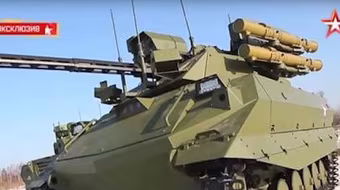 Nga tung loạt video phô diễn sức mạnh của rô-bốt Uran-9