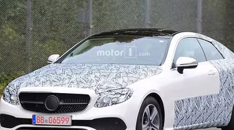 Mercedes E-Class Coupe gần như "lộ hàng" toàn bộ 