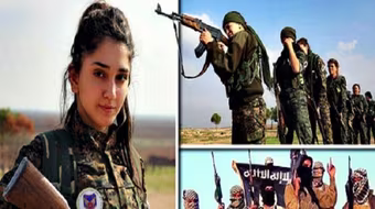 Hình ảnh tiểu đoàn nữ binh Syria khiến phiến quân khủng bố khiếp vía