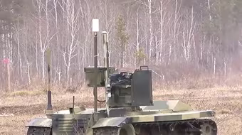 Nga công bố video thử nghiệm robot bảo vệ cơ sở tên lửa chiến lược