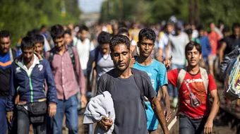 Thảm cảnh di cư: Đi bộ xuyên đêm "chen chân" vào miền đất hứa