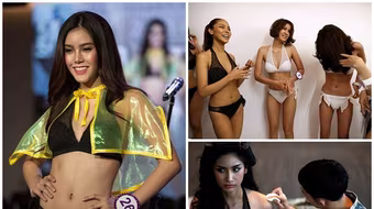 Hình ảnh ít biết trong cuộc thi Hoa hậu chuyển giới Thái Lan 