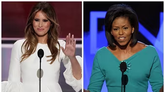 Vợ ông Trump bị tố "vay mượn" ý tưởng bài phát biểu của bà Michelle Obama