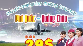 Mở đường bay thẳng đưa 1.000 khách Trung Quốc đến Phú Quốc mỗi tuần