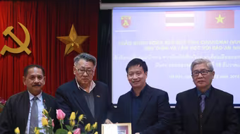 Đoàn  nhà báo Thái Lan thăm tòa soạn Báo An ninh Thủ đô