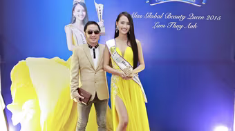 Bầu Hoà lịch lãm dự tiệc mừng tân Á hậu quốc tế Lâm Thuỳ Anh