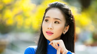 Cao An An khoe sắc với áo dài, chia sẻ ước mong đầu Xuân mới