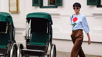 Đỗ Hà Next top model sành điệu xuống phố Hà Nội