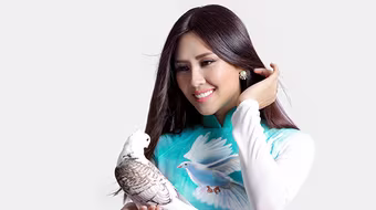 Nguyễn Thị Loan mang "ước vọng hoà bình" tới Mỹ