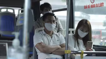 Hà Nội: Tái triển khai các biện pháp phòng, chống Covid-19 trên xe buýt