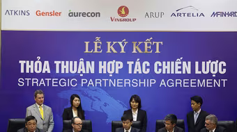 Vingroup ký thỏa thuận chiến lược với 8 đối tác hàng đầu thế giới trong lĩnh vực xây dựng