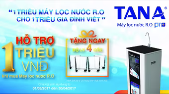 Một triệu máy lọc nước R.O cho một triệu gia đình Việt