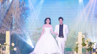 Phan Thị Mơ xinh đẹp trong trang phục cưới 