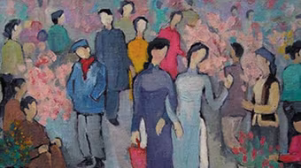 Chợ tranh Tết năm 2016