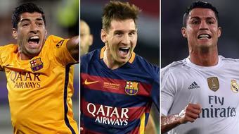 Lộ diện tốp 3 ứng viên cho danh hiệu Cầu thủ xuất sắc nhất châu Âu 2014-2015