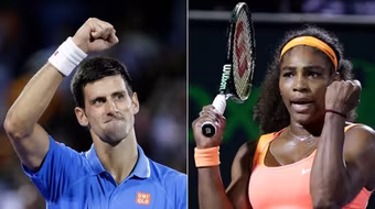 Serena và Djokovic là những hạt giống hàng đầu tại Mỹ mở rộng 2015