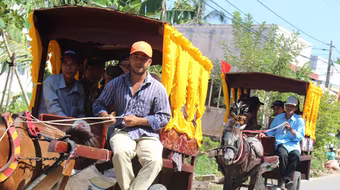 Về miền Tây, vui Tết Dương lịch bằng xe ngựa