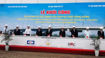 Xây cầu Thái Hà nối hai tỉnh Thái Bình và Hà Nam
