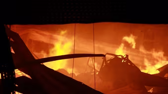 Cùng lúc cháy ngút trời ở KCN Quang Minh và khu Nam Trung Yên, gần Keangnam