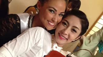 Hoa hậu Đặng Thu Thảo trải nghiệm trà đạo và làm bánh Nhật Bản