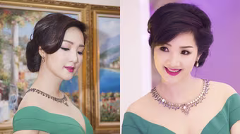 Hoa hậu Giáng My khoe nhan sắc mê hoặc với vòng 1 căng tràn