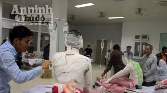 Audio 18-4-2016: Bỏng nặng, 2 công nhân vụ nổ nồi hơi phải chuyển ra Hà Nội điều trị