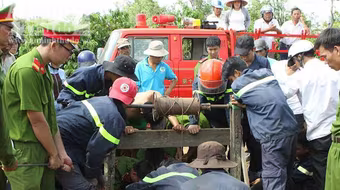 2 người đàn ông tử vong do ngạt khí, khi xuống giếng sửa máy bơm