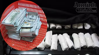 Cận cảnh 90.000 USD được giấu tinh vi, tuồn qua đường hàng không
