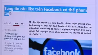 Cảnh báo về những tin đồn thất thiệt trên mạng xã hội