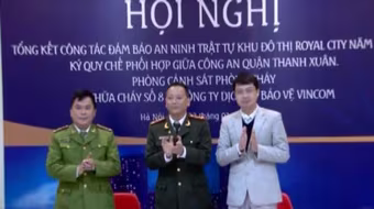 Tăng cường đảm bảo ANTT khu đô thị Vinhomes Royal City